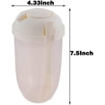 thumbnail image 5 of 1000ML Salad Meal Shaker Cup, Fresh Salad Cup to Go with Fork & Salad Dressing Holder, Portable Salad Food Fruit Container Cup for Men Women Kids, 5 of 6