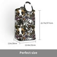 thumbnail image 3 of KLL Cute Dogs Puppy2 Laundry Hamper,Large Canvas Fabric Lightweight Storage Basket Toy Organizer Dirty Clothes Collapsible Waterproof, 3 of 6