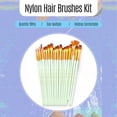 thumbnail image 4 of 20pcs Draw Paint Brushes Set Kit Artist Paintbrush Multiple Mediums Brushes with Nylon Hair for Artist Acrylic Aquarelle Watercolor Gouache Oil Face Painting for Great Art Drawing Supplies for, 4 of 9
