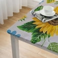 thumbnail image 4 of BANET Tablecloth, Table Cloth for Tables, Resistant Flower Table Cover Kitchen Dining Room white, 4 of 7
