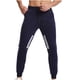 thumbnail image 4 of Pantalones pitillo cerrados atados a la moda informal para hombre, pantalones de chándal con cordón para Fitness, pantalones pitillo cerrados atados Pompotops oipoqjl41590, 4 of 9