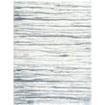 thumbnail image 2 of Hauteloom Mette Living Room, Bedroom Area Rug - Shags - Plush Pile - Blue, White - 7'10" x 10', 2 of 11