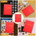 thumbnail image 4 of ELAYARD Coin Collector Book Coin Book Red Pu 1Set, 4 of 7