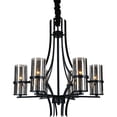 thumbnail image 1 of CWI Lighting Vanna Lustre 6 Lumières avec Finition Noire, 1 of 3