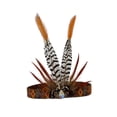 thumbnail image 2 of Diadema de plumas indio Fascinator indio Sombrero Decorativo Estilo nacional Corona para de danza gitana Mardi Gras Fiesta de Estilo A Salvador Banda para el cabello, 2 of 8