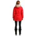 thumbnail image 4 of Trespass Womens Waterproof Jacket Ladies Longer Length Raincoat Caption, 4 of 7