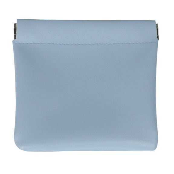 Portable Snap Closure Cosmetic Bag Mini Travel Makeup Pouch For Women Organizer Storage No Zipper Self Closing Design