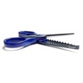 thumbnail image 3 of Allary Style #238 Shaped Edge Stainless Steel Scissors E-z Grip Handles, Blue, 3 of 5