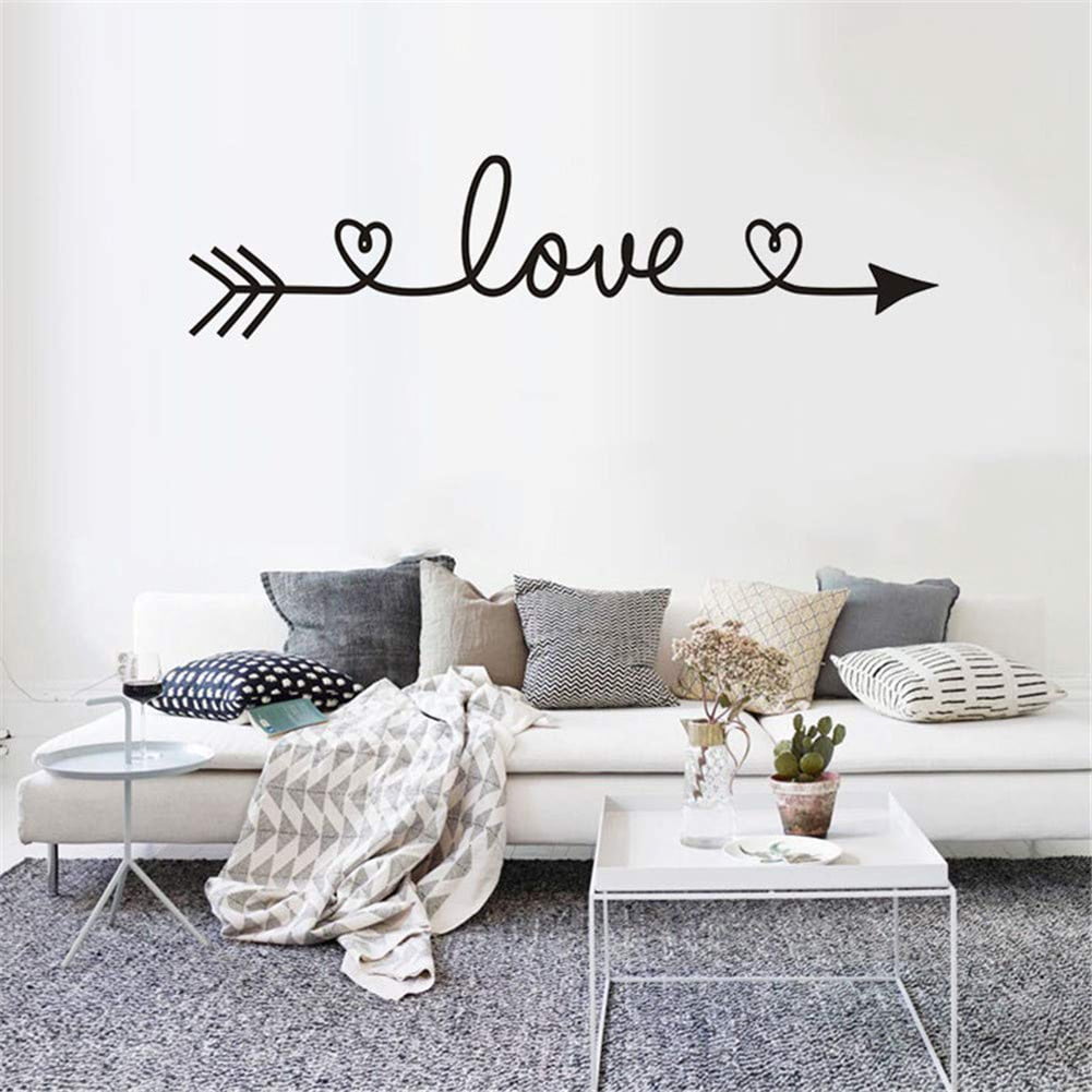 Aofa Arrow Love Letter Wall Sticker Bedroom Romantic Wallpaper Decal Home  Art Decor | Walmart Canada