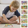 thumbnail image 2 of Wooden Animal Puzzles for Toddlers - Educational 24-Piece Puzzle Toy for Ages 1-3, Wooden Puzzles Toddler Toys Gifts For 1 2 3 Year Old Boys Girls Toddler Sensory Toy, 2 of 5