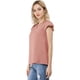 thumbnail image 2 of Camiseta Manga Tulipán Cuello En V Básico Para Mujer Rosa M, 2 of 5