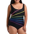 thumbnail image 2 of Women's Plus Size One-Piece Swimsuits Bathing Suit With Tummy Control Swimwear, 2 of 7
