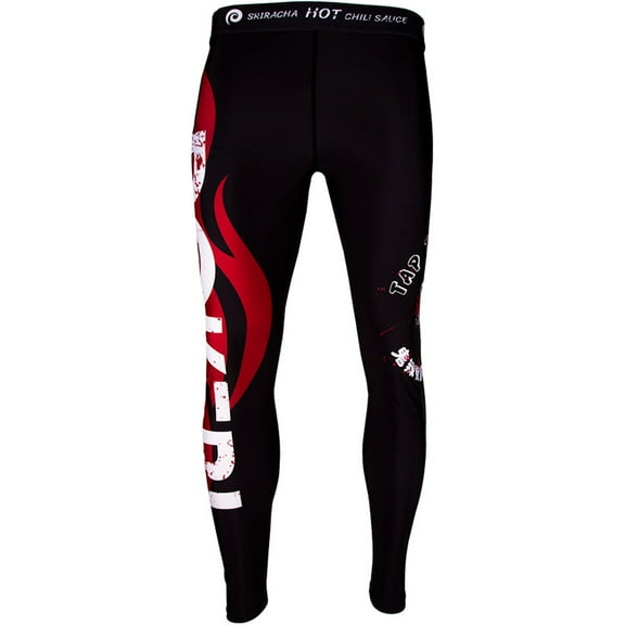 Dokebi Sriracha BJJ Grappling Spats - Small - Black
