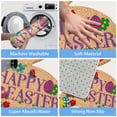 thumbnail image 4 of Outdoor Easter Bunny Doormat, 36 Inch Welcome Rabbit Door Mat with Non Slip Rubber Backing, Cute Front Porch Entryway Rug for Spring Holiday Decor, Indoor Outdoor Use, 4 of 8