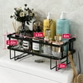thumbnail image 6 of CMGB Toilet Shelf, 1 Layer Bathroom Organizer, Black Metal Storage, 6 of 10