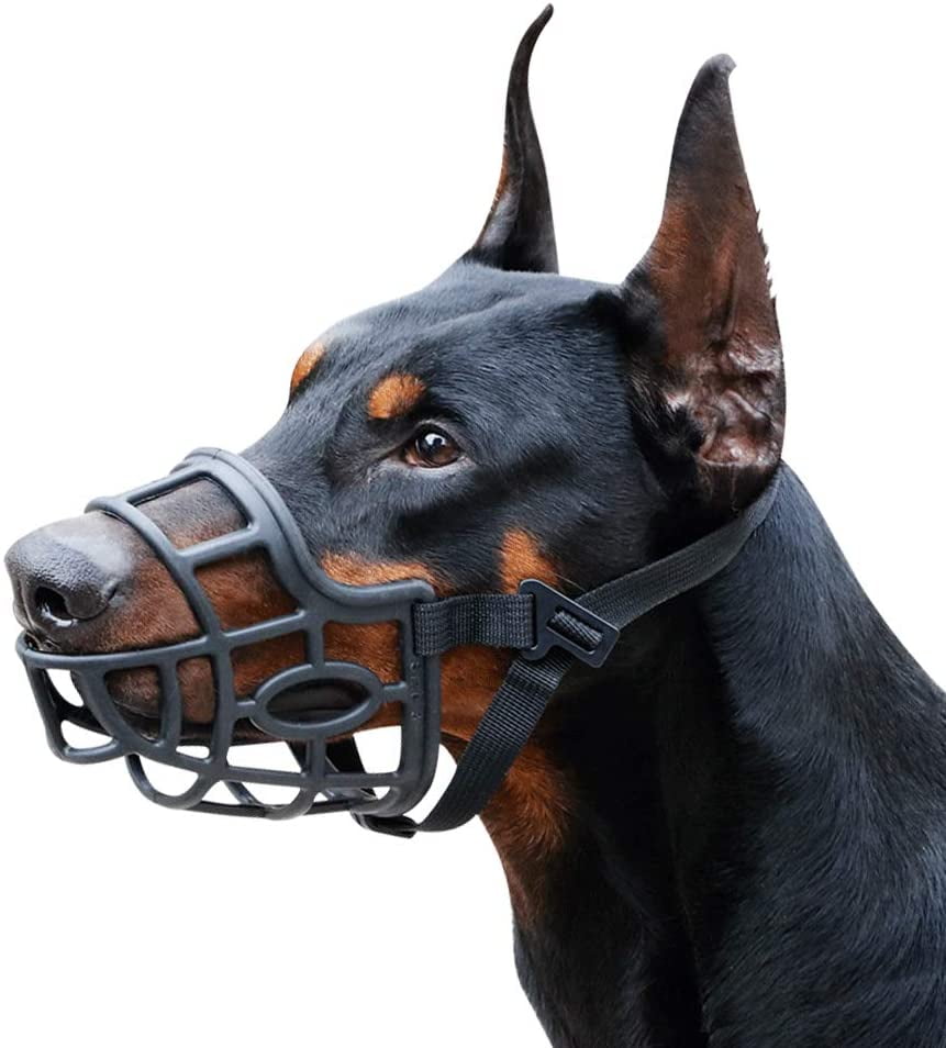 Medium Best for Aggressive Dogs Stop Biting Large and X-Large Dogs Barking and Chewing Dog Muzzle Breathable Basket Muzzles for Small 
