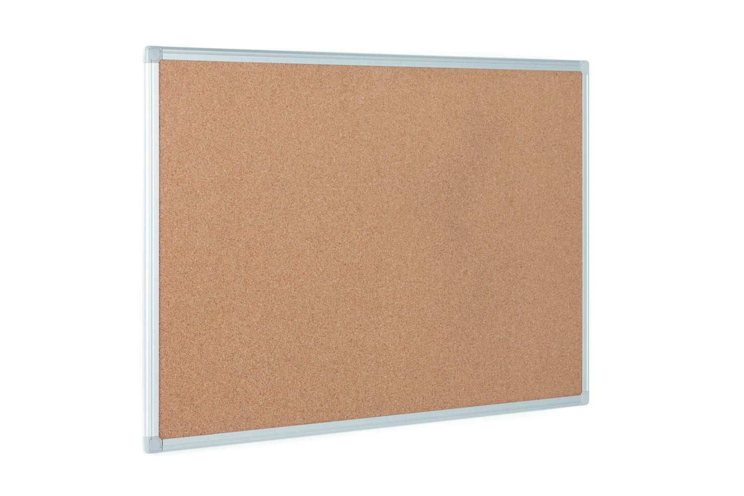 MasterVision Earth Series Self-Healing Cork Bulletin Board, Wall Mounting 100% Recycled Cork Push Pin Board , 24" x 36", Aluminum Frame