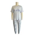 thumbnail image 1 of Pijama Secret Treasures Talla M Frase I'm Strong Azul, 1 of 4