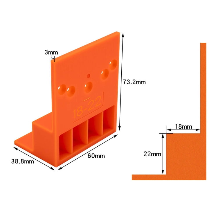 Adjustable Wardrobe Shelf Bracket Locator Step Clip Cabinet Positioning ...