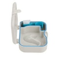thumbnail image 3 of Mouth Guard Case Slotted Design with Toothbrush Mirror Dustproof Waterproof Plastic Locking Closure Denture Box, 3 of 5