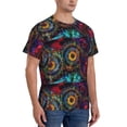 thumbnail image 5 of Rocae Mandala Colorful for Men's Moisture-Wicking Crew Tee - T-Shirt for Sports, Outdoor Activities, and Casual WearSmall, 5 of 9