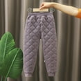thumbnail image 2 of Povozer Toddler Boys Sweatpants Cotton Toddler Sweatpants Boys Joggers Pants(Purple,6-12M), 2 of 4