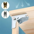 thumbnail image 7 of 2025 New Metal Foldable Table Leg Hinge 90 Degree Self-locking Foldable Invisible Bed Leg Connection Bracket Easy to Install Clearance, 7 of 7