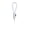 White, variant on Braided USB C To USB C Charging Cord 60W Power Delivery Keychain Cable For Mobile Devices Power Cord