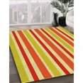 thumbnail image 3 of Ahgly Company Machine Washable Indoor Rectangle Transitional Orange Red Orange Area Rugs, 2' x 5', 3 of 7