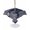 Navy, variant on Outdoor Tablecloth with Umbrella Hole for Patio/Picnic/Party/Camping, Blue Coastal Waterproof Table Cloth Round Cover Washable, Starfish Coral Summer Beach Ocean (Dia 60")