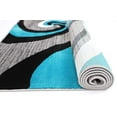 thumbnail image 2 of GLORY RUGS Modern Area Rug Swirls Carpet Bedroom Living Room Contemporary Dining Accent Sevilla Collection 4817 (4x6, Turkaz), 2 of 5