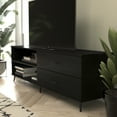 thumbnail image 4 of Flash Furniture Nelson Mid-Century Televison Stand for TVs up to 60",Black, 4 of 12