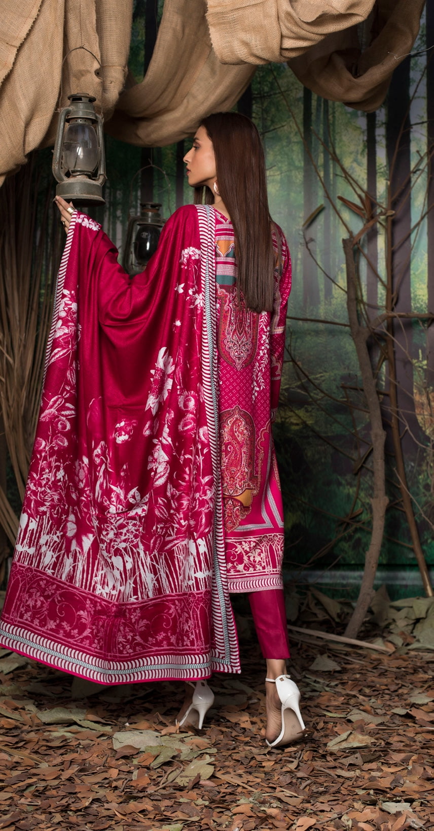 Linen Pakistani Dresses for Women Ready to Wear Shalwar, Kameez with  Dupatta set - Three Piece Suit - Walmart.com