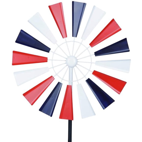 Multi-Color Kinetic Wind Spinners with Stable Stake Metal Garden Spinner For Outdoor Yard Lawn Garden Decorations