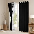 thumbnail image 3 of Manfei Pop Music Piano Blackout Curtains Set of 2 (52x84 Each) for Teen, Musical Instrument Window Curtains, Geometric Abstract Curtains and Drapes, Curtains and Drapes Room Decor, 3 of 6
