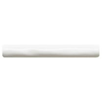 The Tile Life Talavera White Glossy Ceramic Pencil Liner, 1 x 6 in, 1-Piece