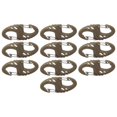thumbnail image 1 of 10pcs S Shaped 8 Shaped Snap Keychain Hook Clip Outdoor Molle Backpack Quick Release BuckleTan, 1 of 14