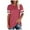 Womens Pink Tops, variant on Summer Shirts for Women Short Sleeve Tees O-Neck Pullover Colorblock Stripe Print Tops Loose Fit Blouses Dressy Casual T-Shirts Khaki L Sales