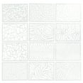 thumbnail image 1 of MasteelfCA 12 Pcs Pochoirs à Motifs Réutilisables pour Dessins Artisanaux DIY, 1 of 7