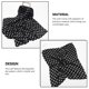 thumbnail image 4 of Qarigey Bufanda de mujer Moda Patrón de punto creativo Bufandas de niñas para ropa de decoración Accesorios de disfraces Negro Qarigey AP009496-03, 4 of 6