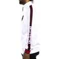 thumbnail image 4 of Hudson Cartel Patch Men's Track Jacket White/Black/Red h6051602-wht, 4 of 4