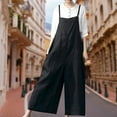 thumbnail image 2 of Combinaisons Amples en Coton Décontractées pour Femmes Combinaisons une Pièce Simples Oversize, 2 of 9