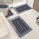 thumbnail image 1 of Juego de 4 alfombrillas de baño | Microfibra superabsorbente y de secado rápido | Base antideslizante para mayor seguridad | Incluye alfombrilla de baño, tapete de contorno, tapa y alfombrilla d, 1 of 6