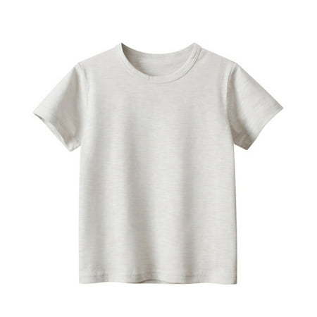 

Toddler Boys Girls Short-Sleeve T-Shirt Tops Kids Summer Tee 1-6T