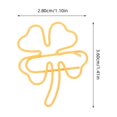 thumbnail image 2 of PTOOTP 50Ud Clips De Papel Metal Amarillo Para Organización En Oficina Y Estudio, 2 of 6