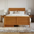 thumbnail image 2 of Portland Queen Storage Wood Platform Bed with Matching Footboard in Light Toffee, 2 of 10