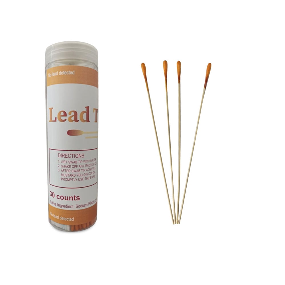 Toma 30pcs Lead Testing Swab Lead Testing Kit Lead Testing Pole Lead