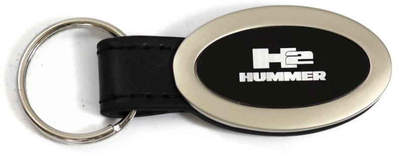 Hummer Key Chain Hummer H2 Oval Leather Key Chain - Walmart.com