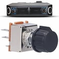 thumbnail image 3 of Interruptor de aire acondicionado giratorio de 4 velocidades para automóvil Universal 35702, 3 of 9