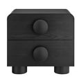 thumbnail image 6 of Nightstand Side End Table, Black, Wood, Hotel Bedroom, Modern Contemporary, HB38170, 6 of 9
